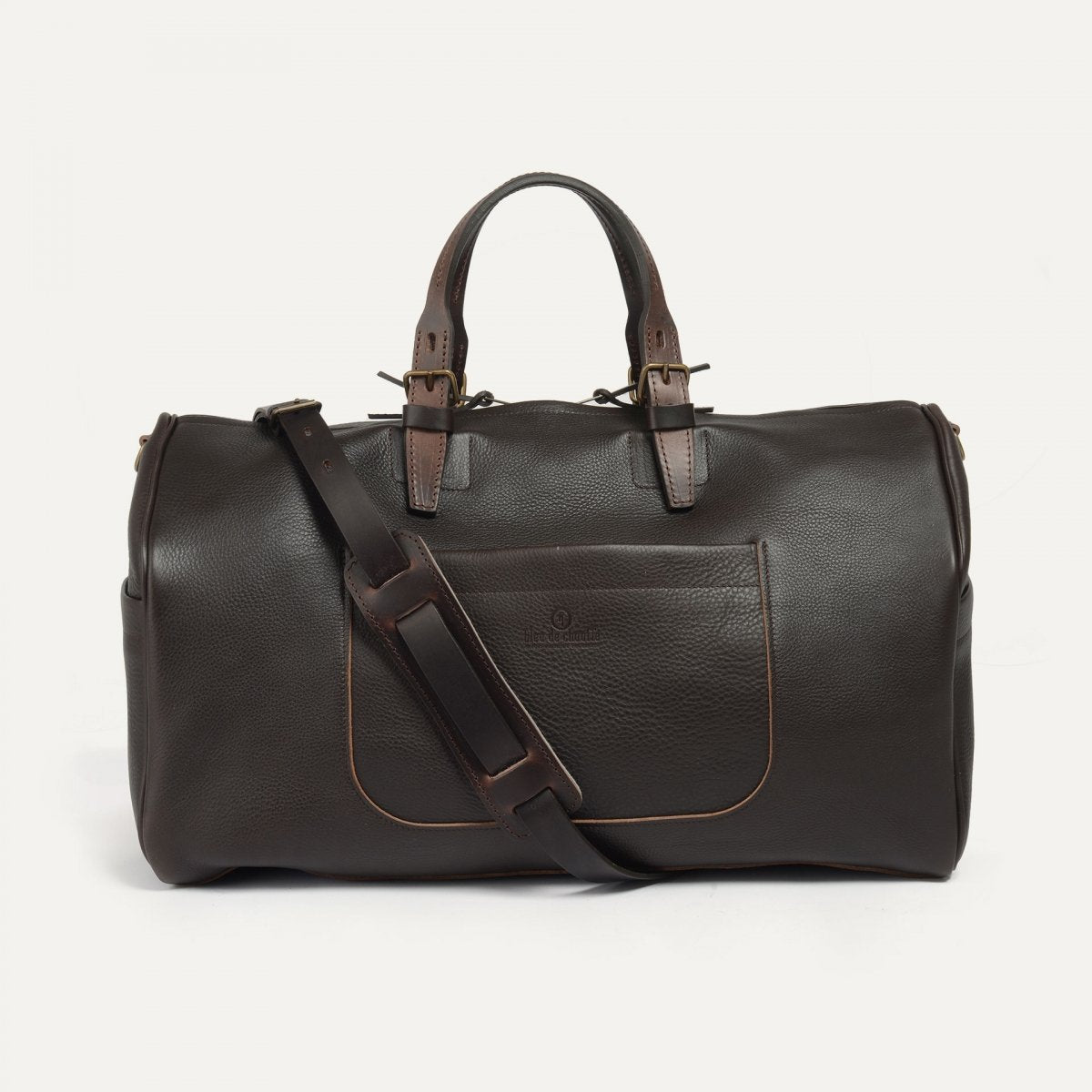 Bleu de Chauffe Hobo Travel Bag - Dark Brown