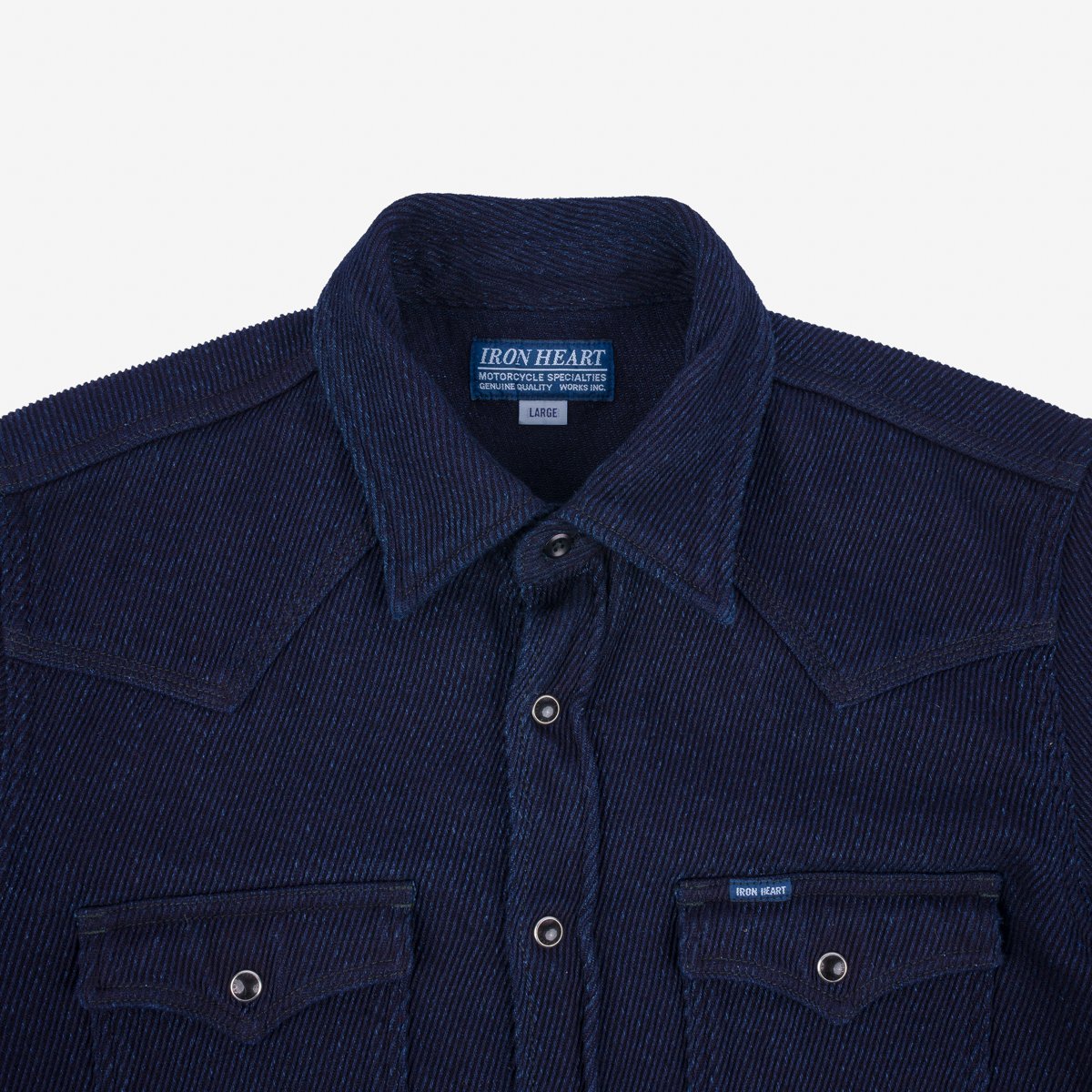 Iron Heart IHSH-208 Kersey Western - Indigo