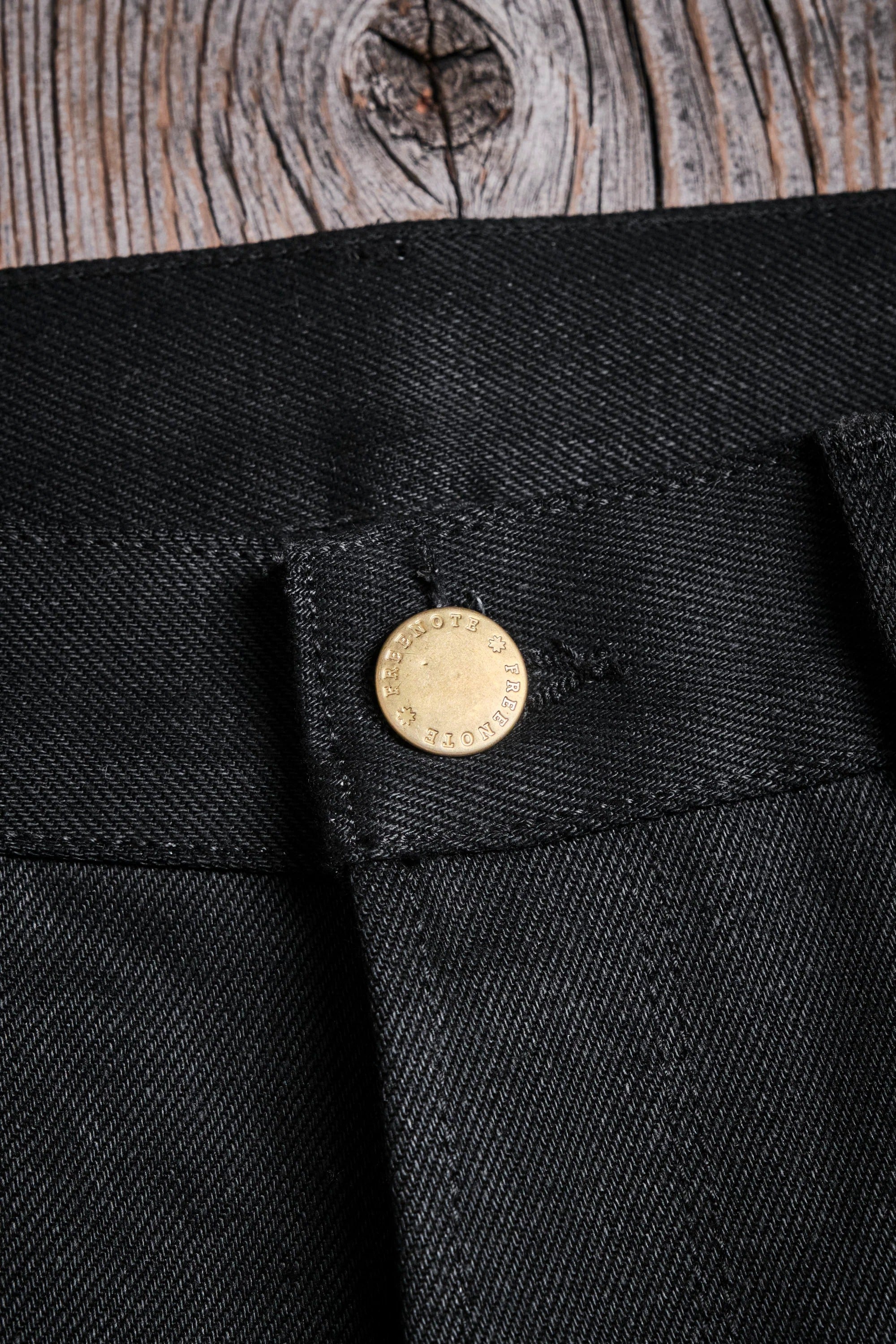 Freenote Cloth Portola - 15.75oz Aces High Black Denim