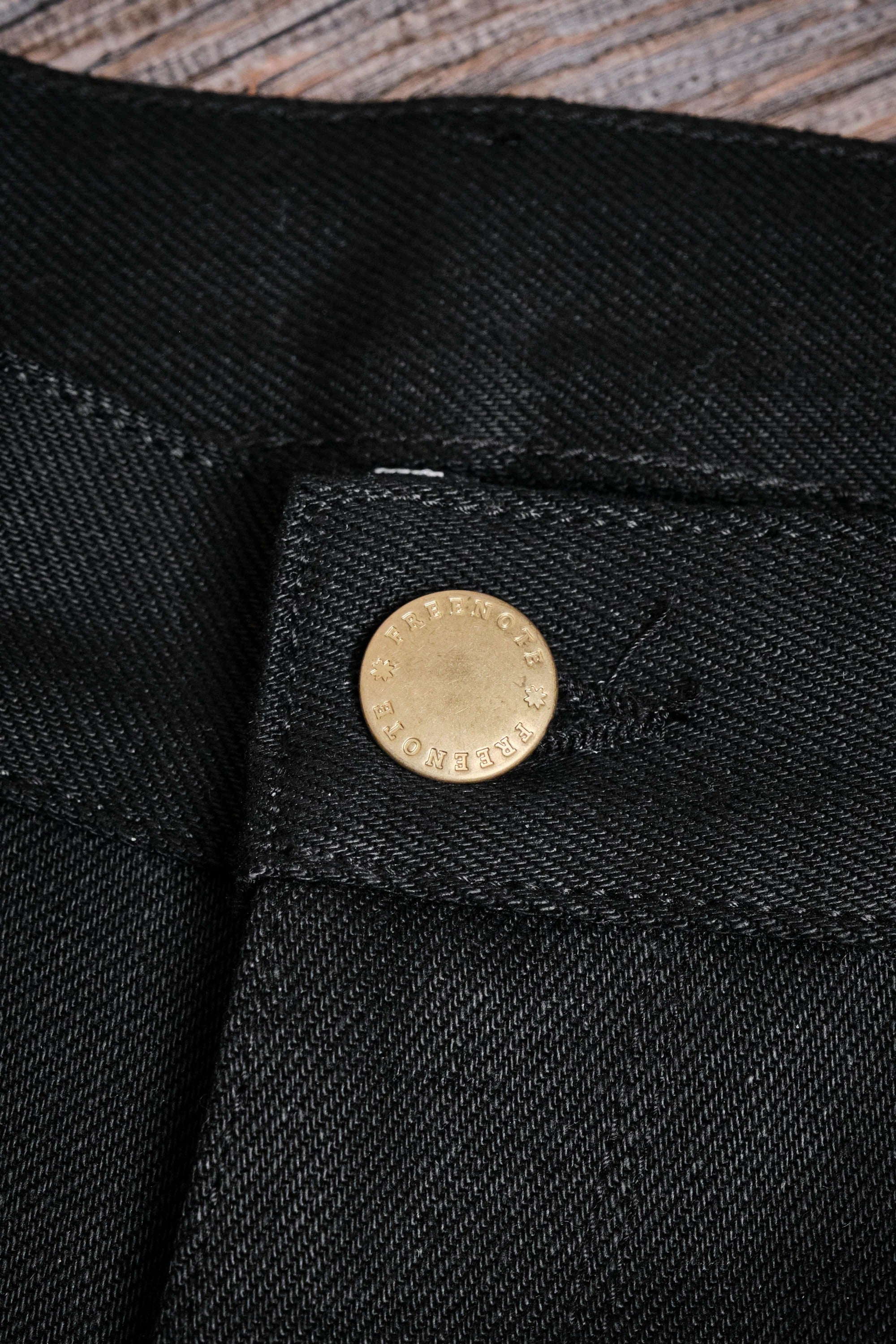Freenote Cloth Wilkes - 15.75oz Aces High Black Denim