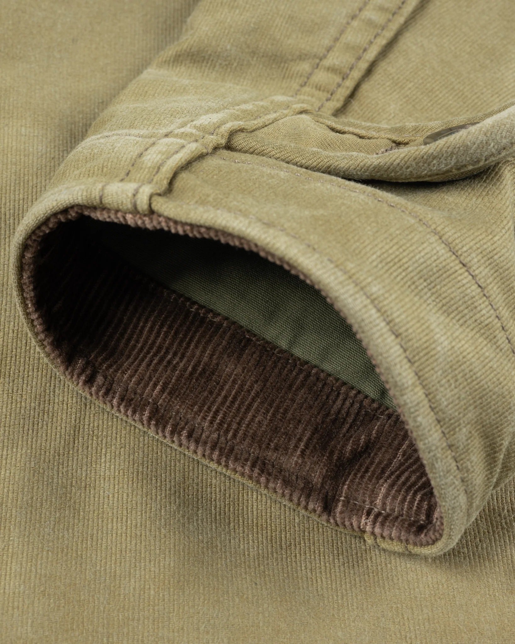 Iron Heart IHM-48-KHA 12oz Whipcord Lightweight N1 Deck Jacket - Khaki