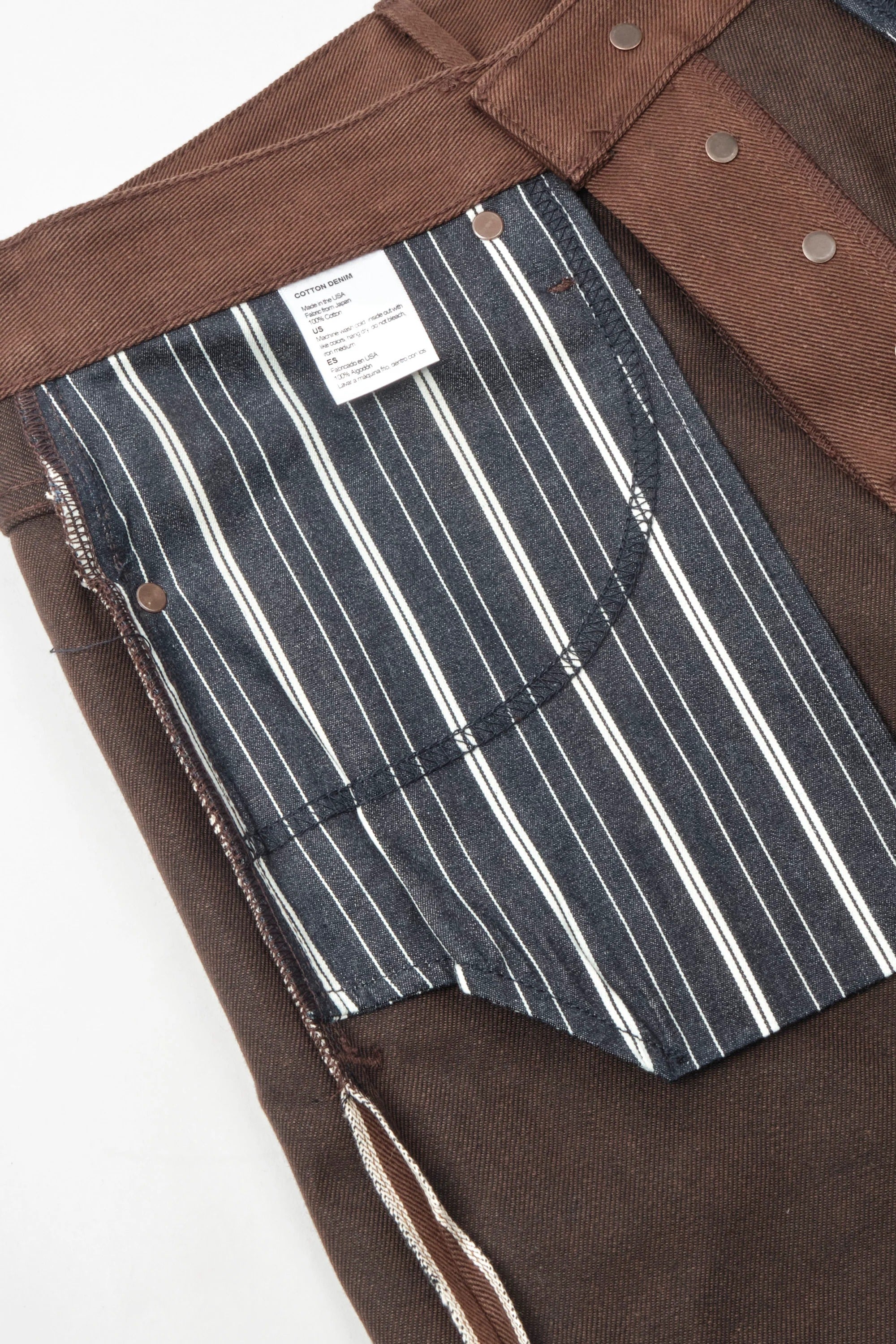 Freenote Cloth Portola - 15oz Dark Brown Denim