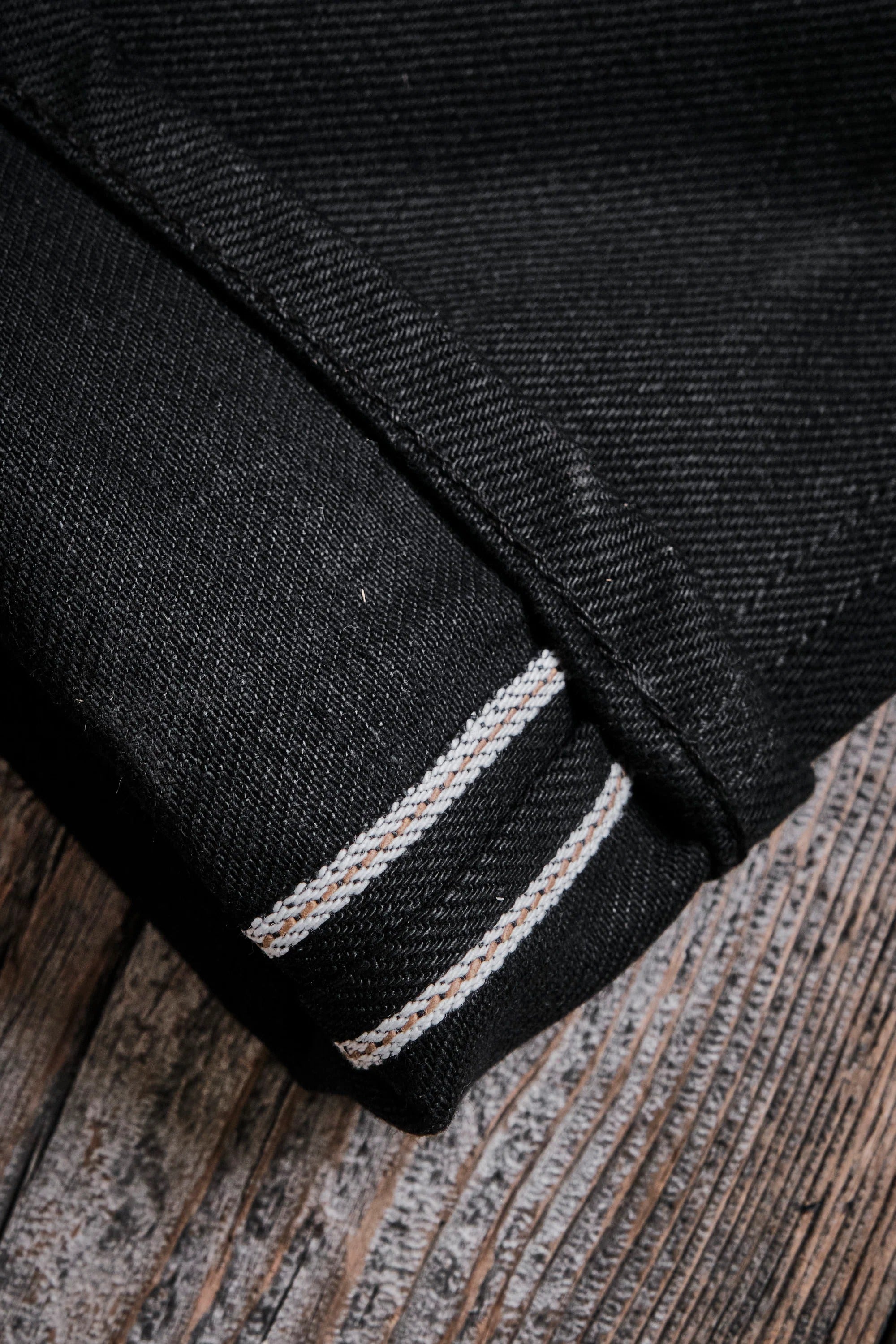 Freenote Cloth Wilkes - 15.75oz Aces High Black Denim