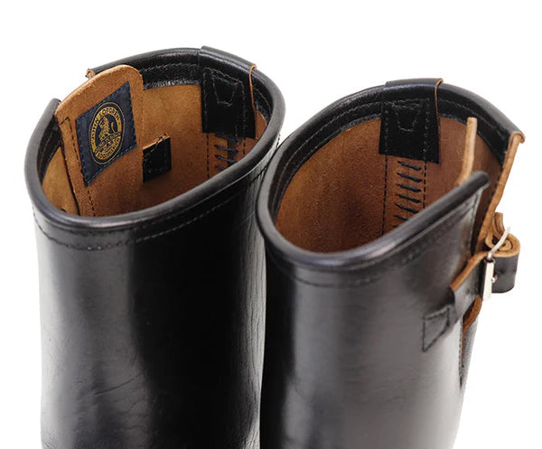 (Pre-Order FW25) John Lofgren Wabash Engineer Boots - Limited Edition Shinki Hikaku Horsebutt Black