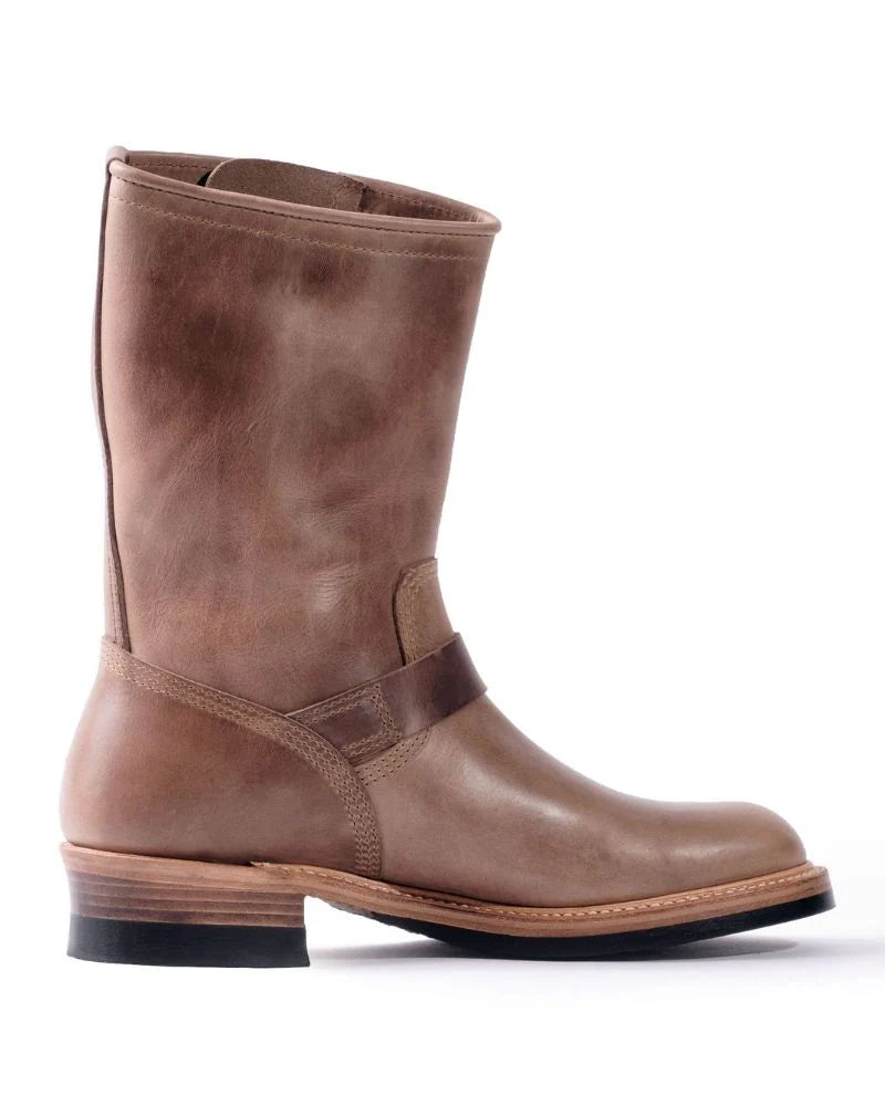 (Pre-Order FW26) John Lofgren Wabash Engineer Boots - Horween CXL Natural