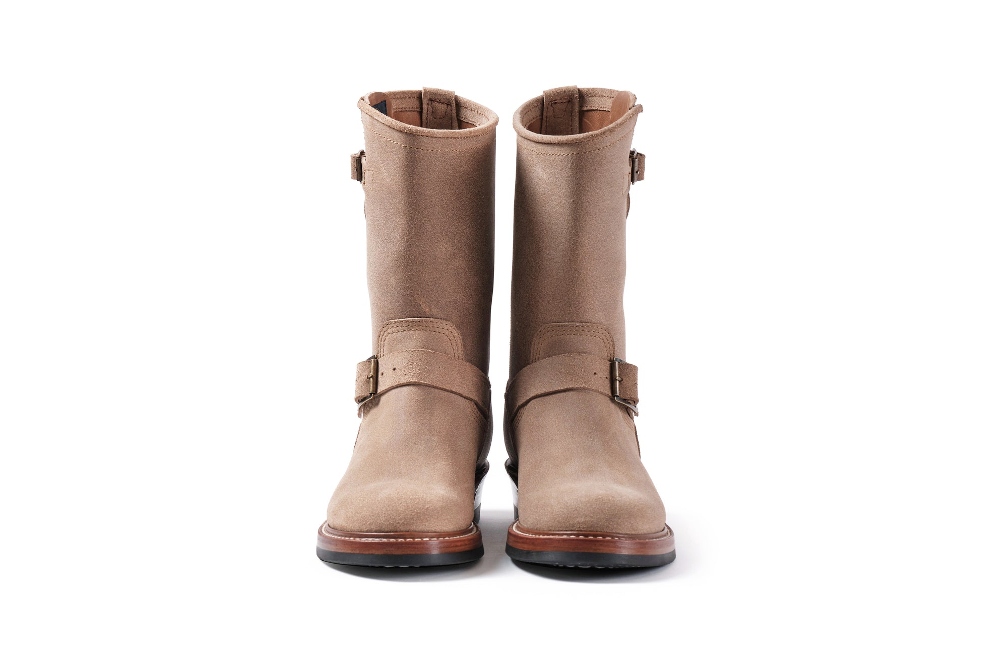 (Pre-Order SS26) John Lofgren Wabash Engineer Boots - Horween CXL Natural Roughout