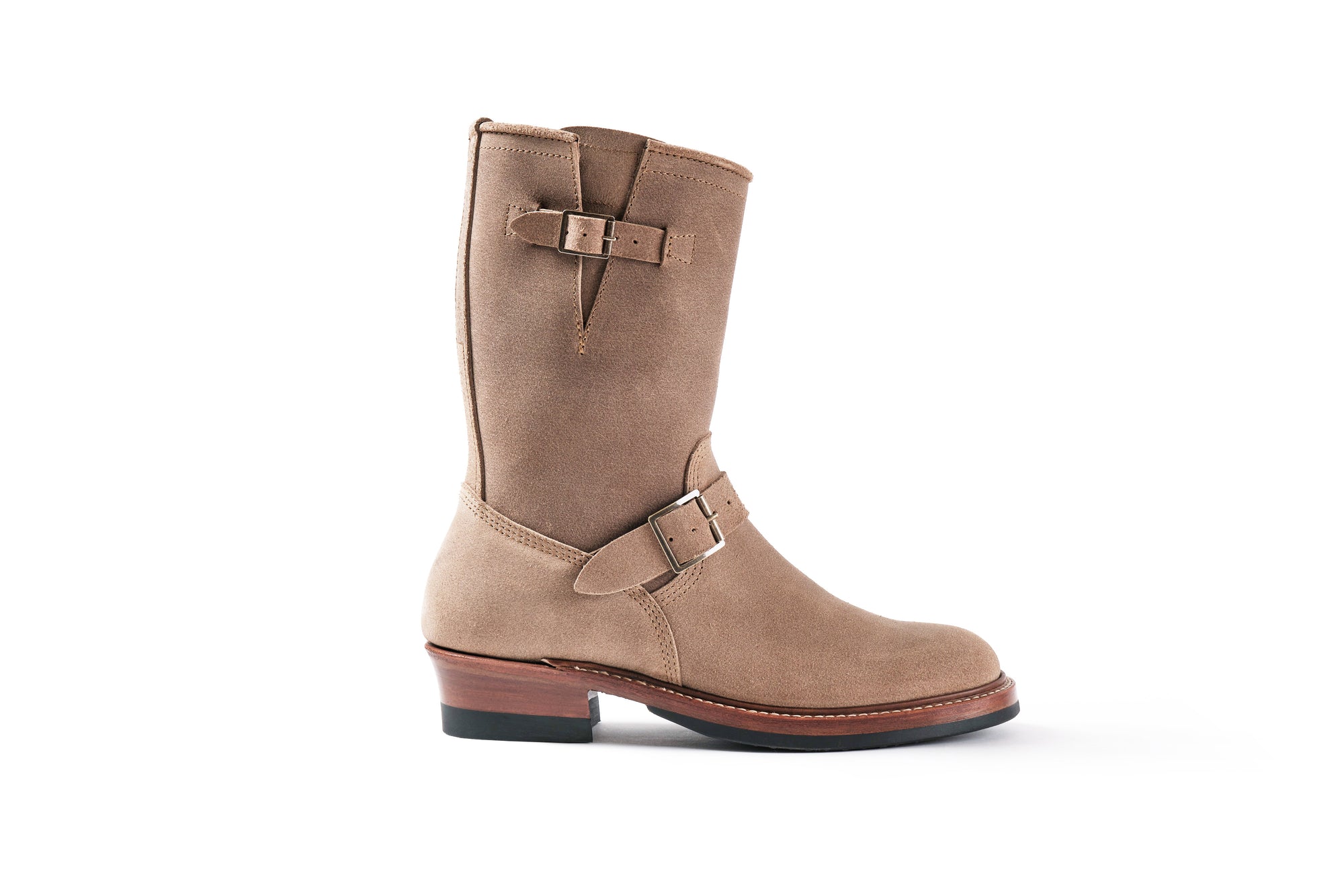 (Pre-Order SS26) John Lofgren Wabash Engineer Boots - Horween CXL Natural Roughout
