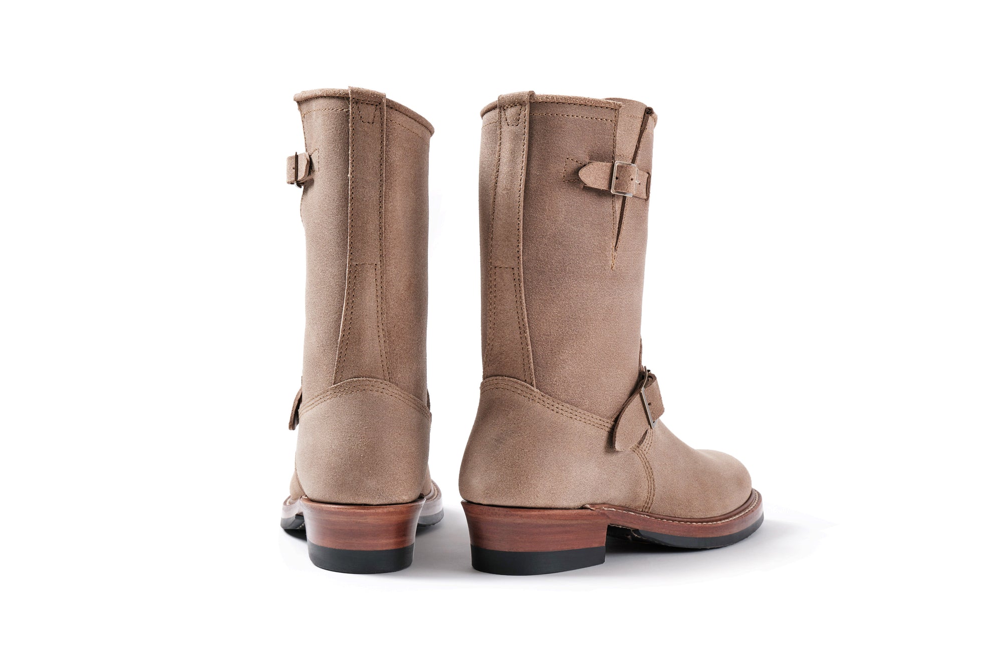 (Pre-Order SS26) John Lofgren Wabash Engineer Boots - Horween CXL Natural Roughout