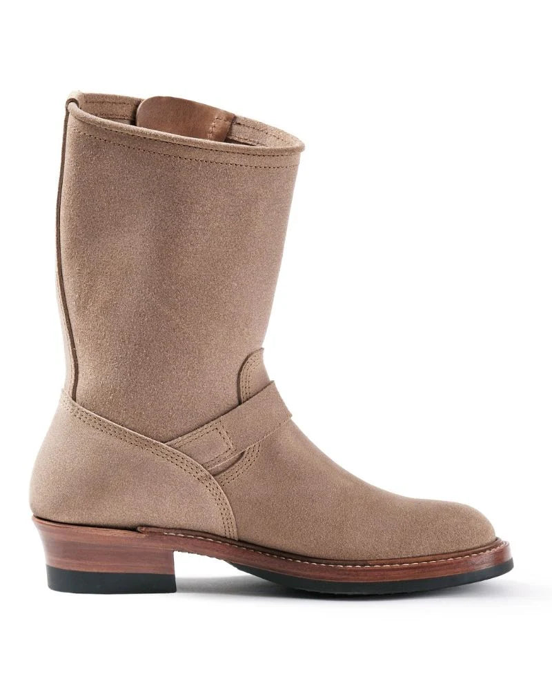 (Pre-Order FW26) John Lofgren Wabash Engineer Boots - Horween CXL Natural Roughout