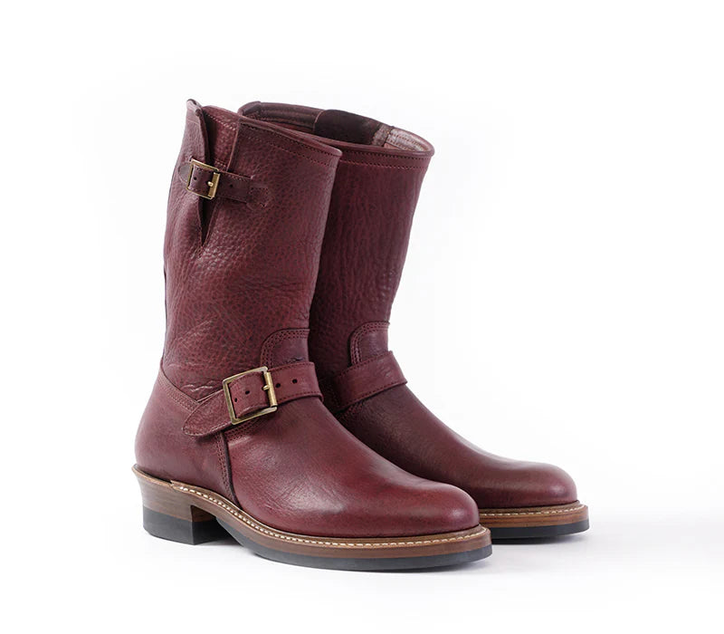 (Pre-Order SS26) John Lofgren Wabash Engineer Boots - Ezo Shika Deerskin