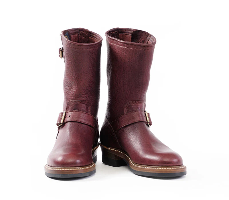 (Pre-Order SS26) John Lofgren Wabash Engineer Boots - Ezo Shika Deerskin