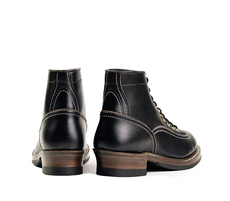 (Pre-Order FW26) John Lofgren Donkey Puncher Boots - Horween CXL Black