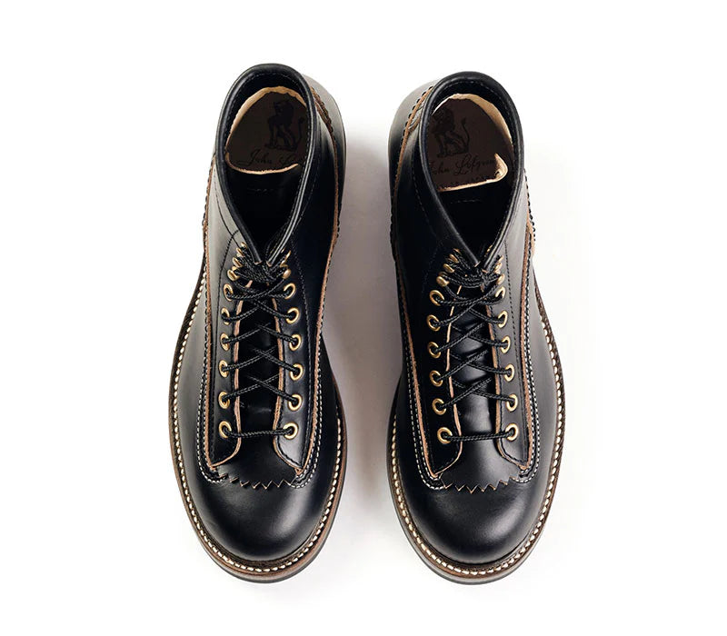 (Pre-Order FW26) John Lofgren Donkey Puncher Boots - Horween CXL Black