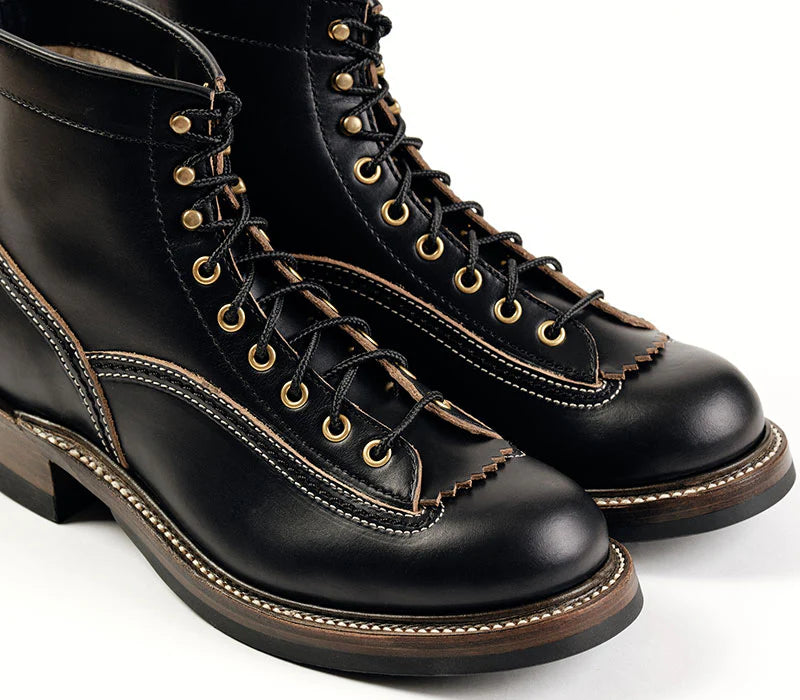 (Pre-Order FW26) John Lofgren Donkey Puncher Boots - Horween CXL Black