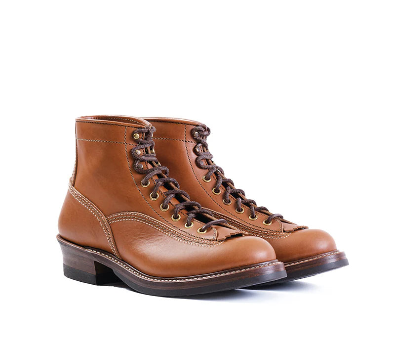 (Pre-Order SS26) John Lofgren Donkey Puncher Boots - Badalassi Carlo Cognac
