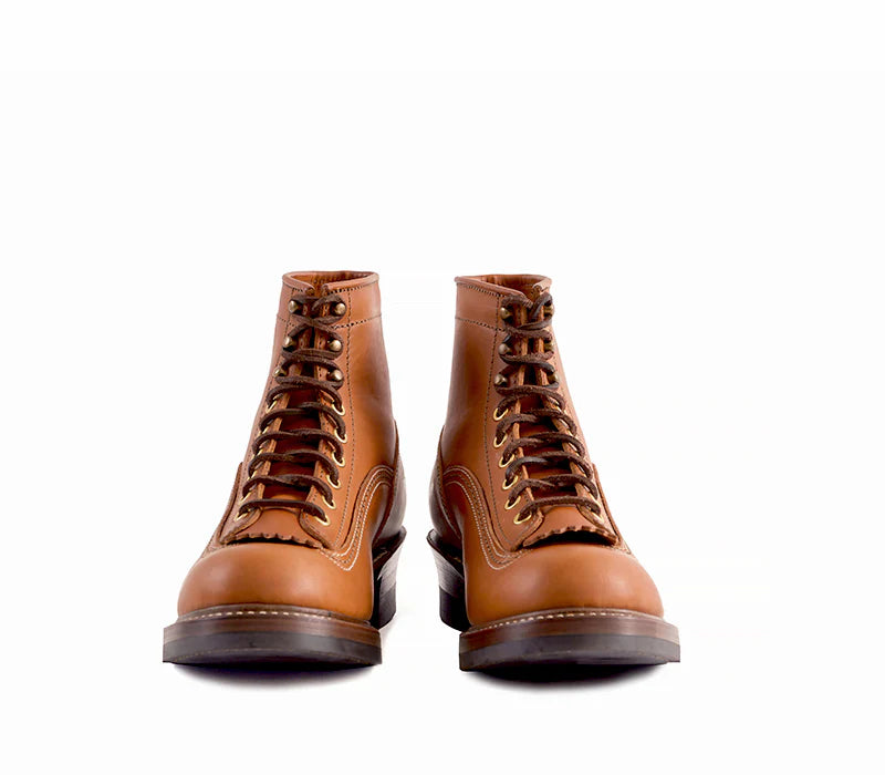 (Pre-Order SS26) John Lofgren Donkey Puncher Boots - Badalassi Carlo Cognac