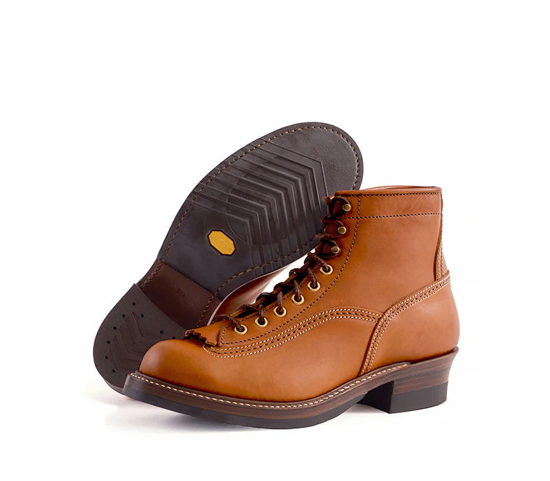 (Pre-Order SS26) John Lofgren Donkey Puncher Boots - Badalassi Carlo Cognac
