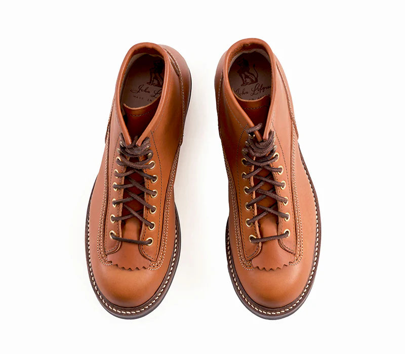 (Pre-Order SS26) John Lofgren Donkey Puncher Boots - Badalassi Carlo Cognac