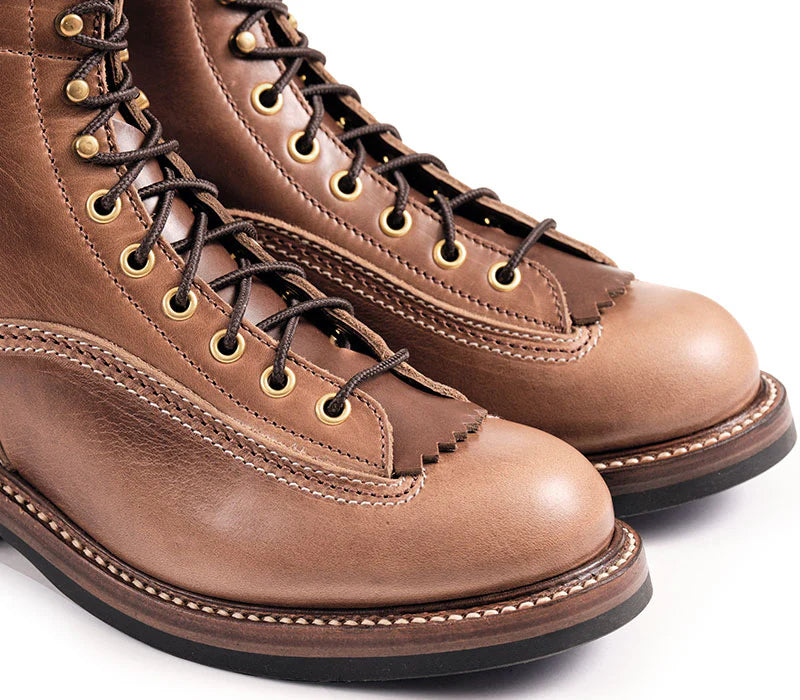 (Pre-Order FW26) John Lofgren Donkey Puncher Boots - Horween CXL Natural