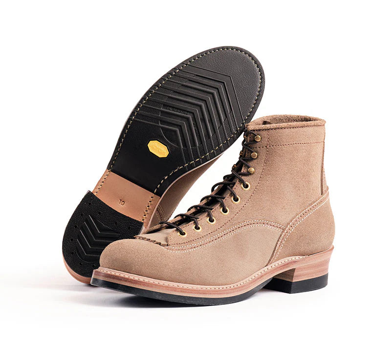 (Pre-Order FW26) John Lofgren Donkey Puncher Boots - Horween CXL Natural Roughout