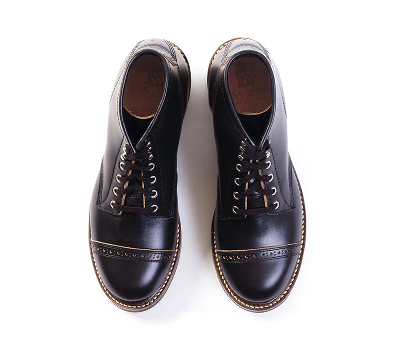 (Pre-Order FW26) John Lofgren Combat Boot - Horween Leather CXL Black