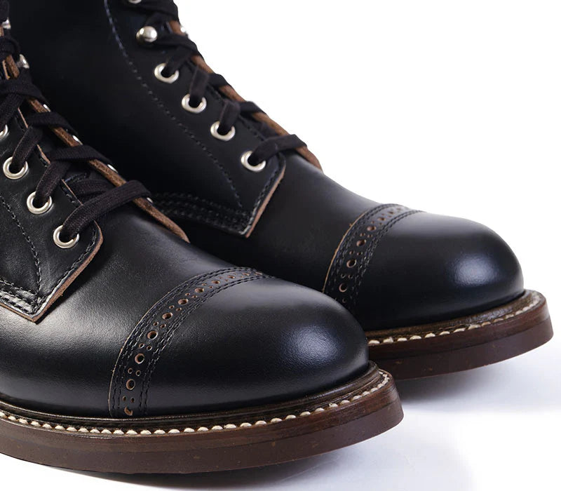 (Pre-Order FW26) John Lofgren Combat Boot - Horween Leather CXL Black