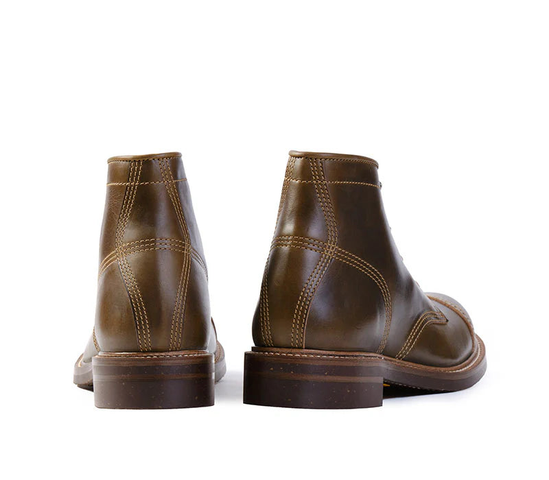 (Pre-Order FW26) John Lofgren Combat Boot - Horween Leather CXL Olive