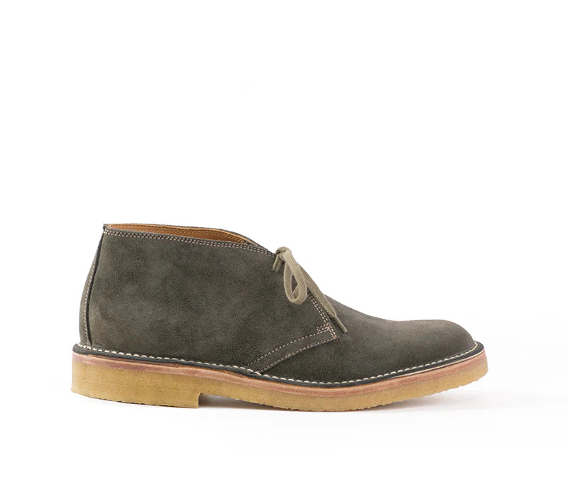 (Pre-Order FW26) John Lofgren Military Desert Boot - Japanese Suede Olive