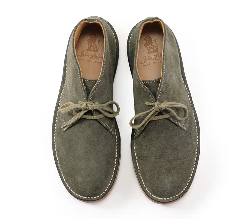(Pre-Order FW26) John Lofgren Military Desert Boot - Japanese Suede Olive