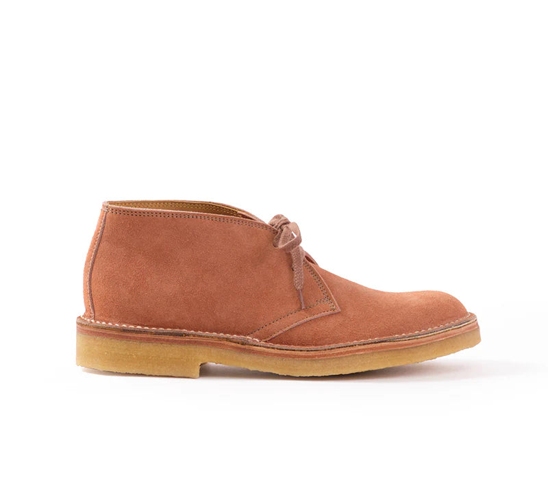 (Pre-Order FW26) John Lofgren Military Desert Boot - Japanese Suede Tobacco