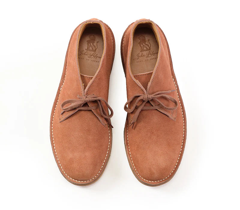(Pre-Order FW26) John Lofgren Military Desert Boot - Japanese Suede Tobacco