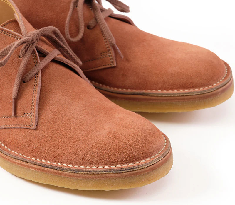 (Pre-Order FW26) John Lofgren Military Desert Boot - Japanese Suede Tobacco