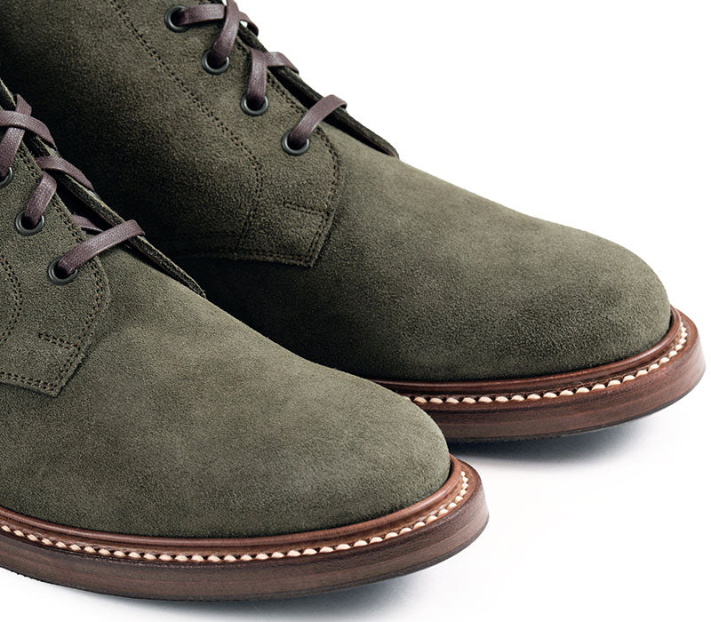 (Pre-order FW26) John Lofgren Bootmaker - The Steadfast Chukka Boots Japanese Suede - Olive