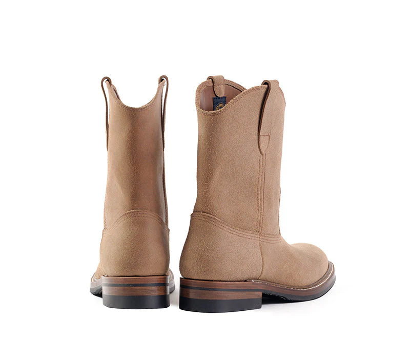 (Pre-Order SS26) John Lofgren Duke Roper Boots - Horween CXL Natural Roughout