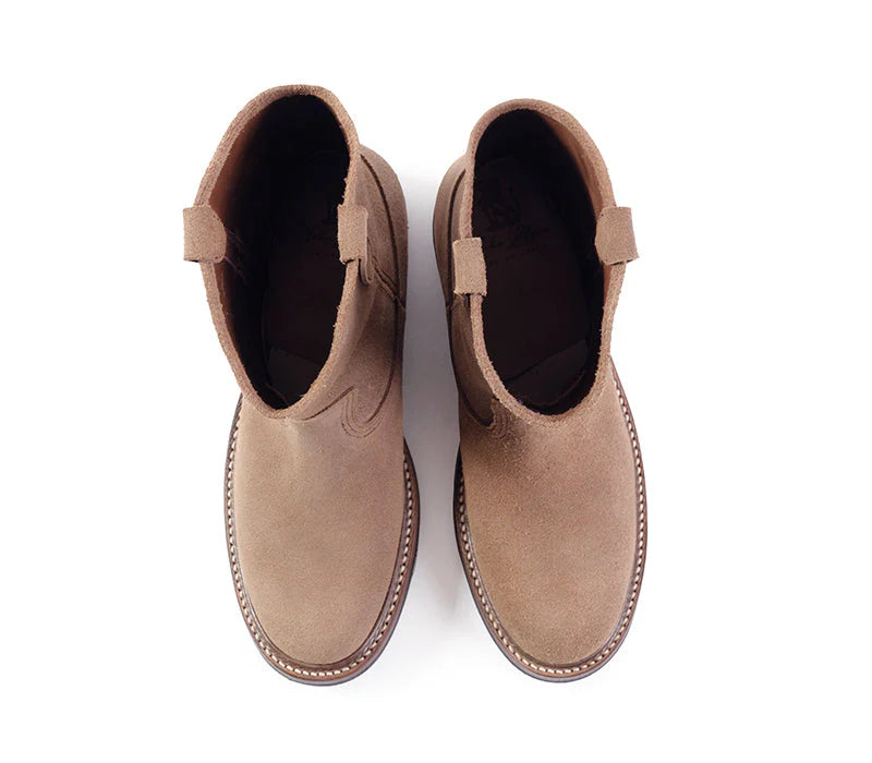 (Pre-Order SS26) John Lofgren Duke Roper Boots - Horween CXL Natural Roughout