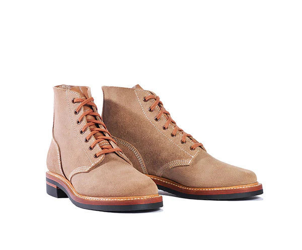 (Pre-Order FW25) John Lofgren M-43 Service Shoes - Horween CXL Natural Roughout