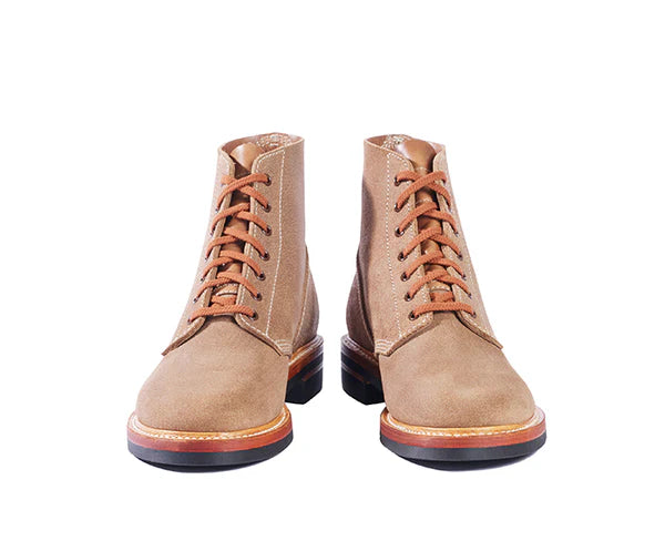 (Pre-Order FW25) John Lofgren M-43 Service Shoes - Horween CXL Natural Roughout