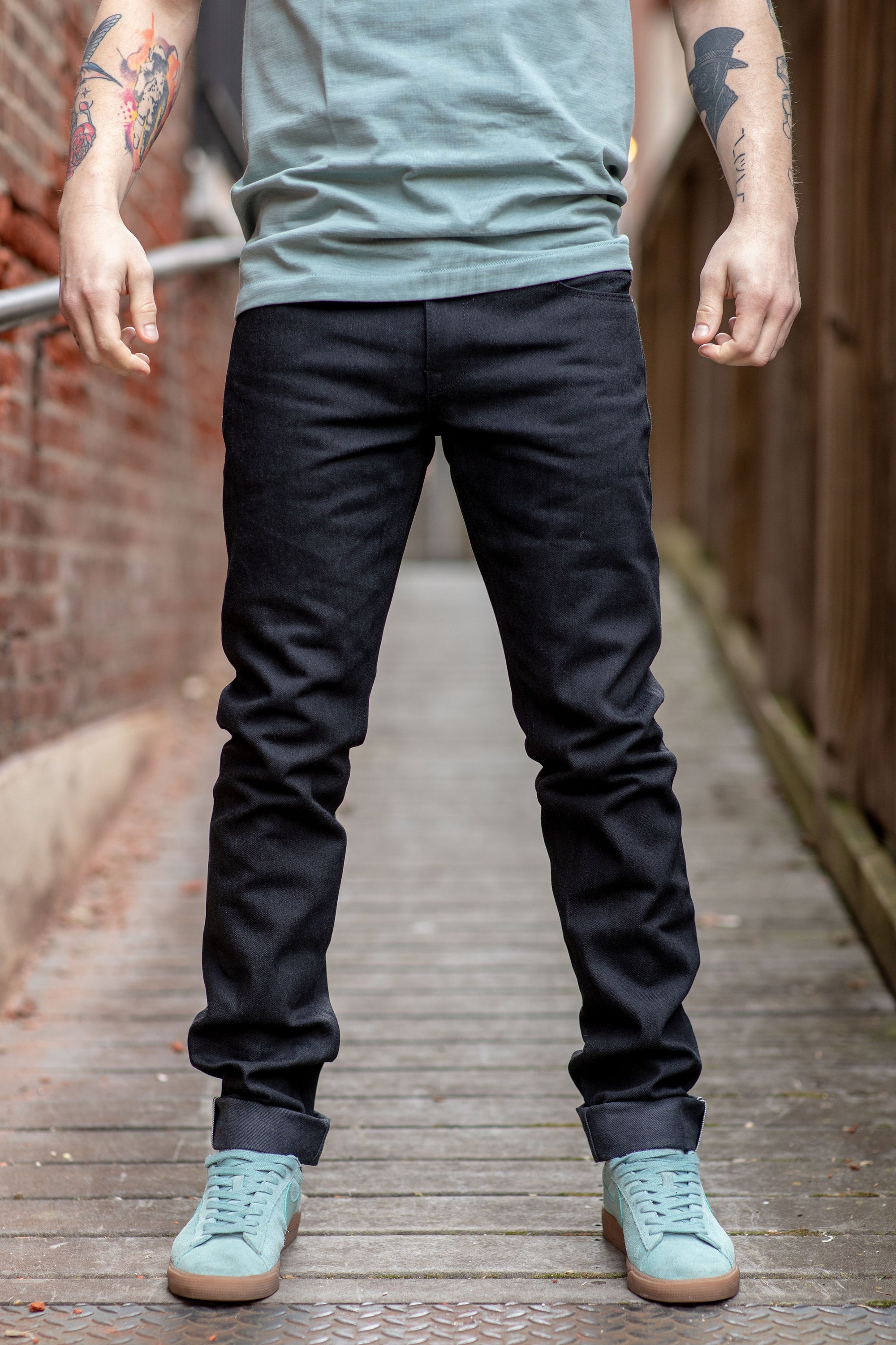 Freenote Cloth Rios - 14.25oz Black Grey