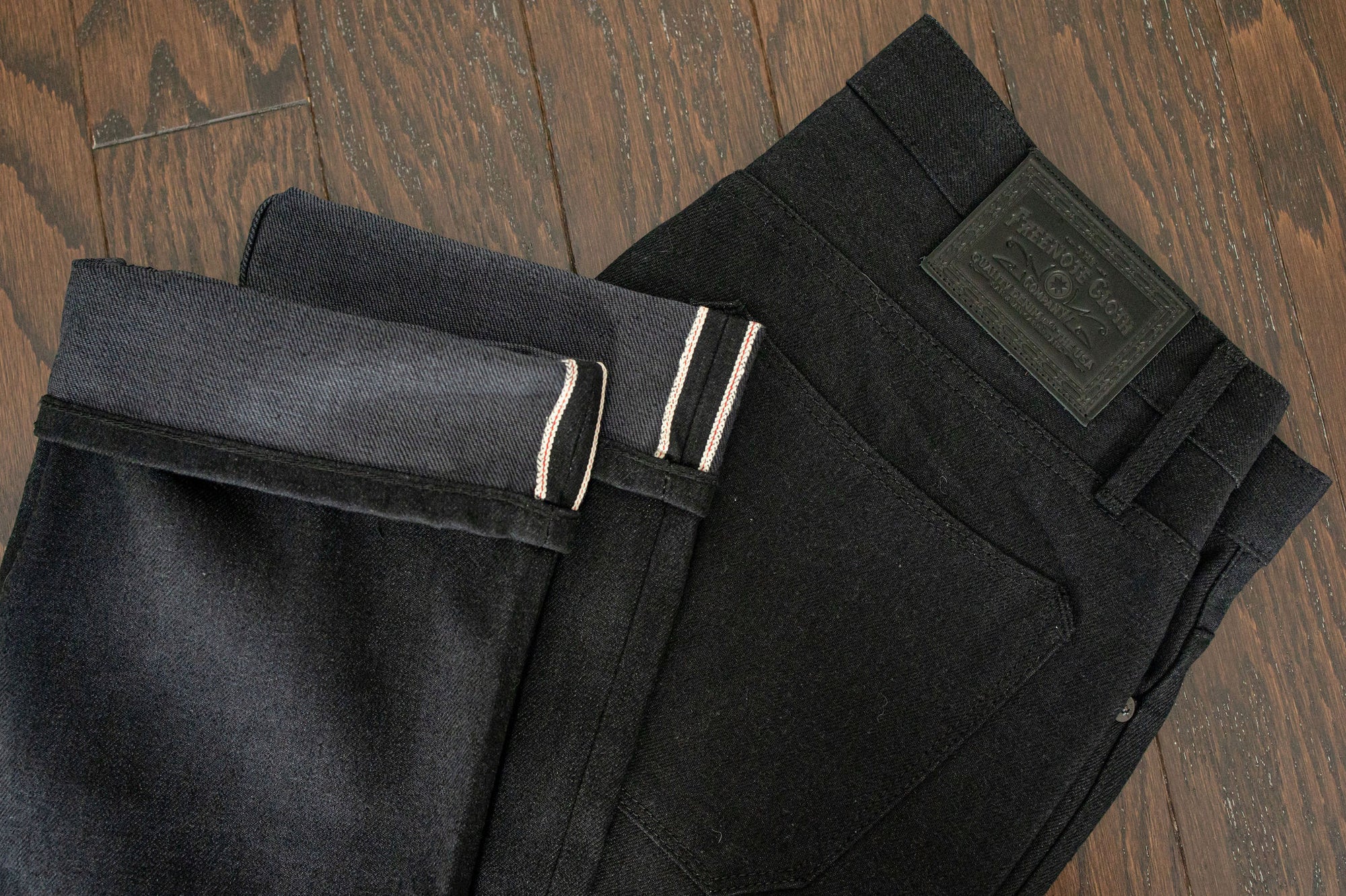 Freenote Cloth Portola Taper - 14.25oz Black Grey Denim