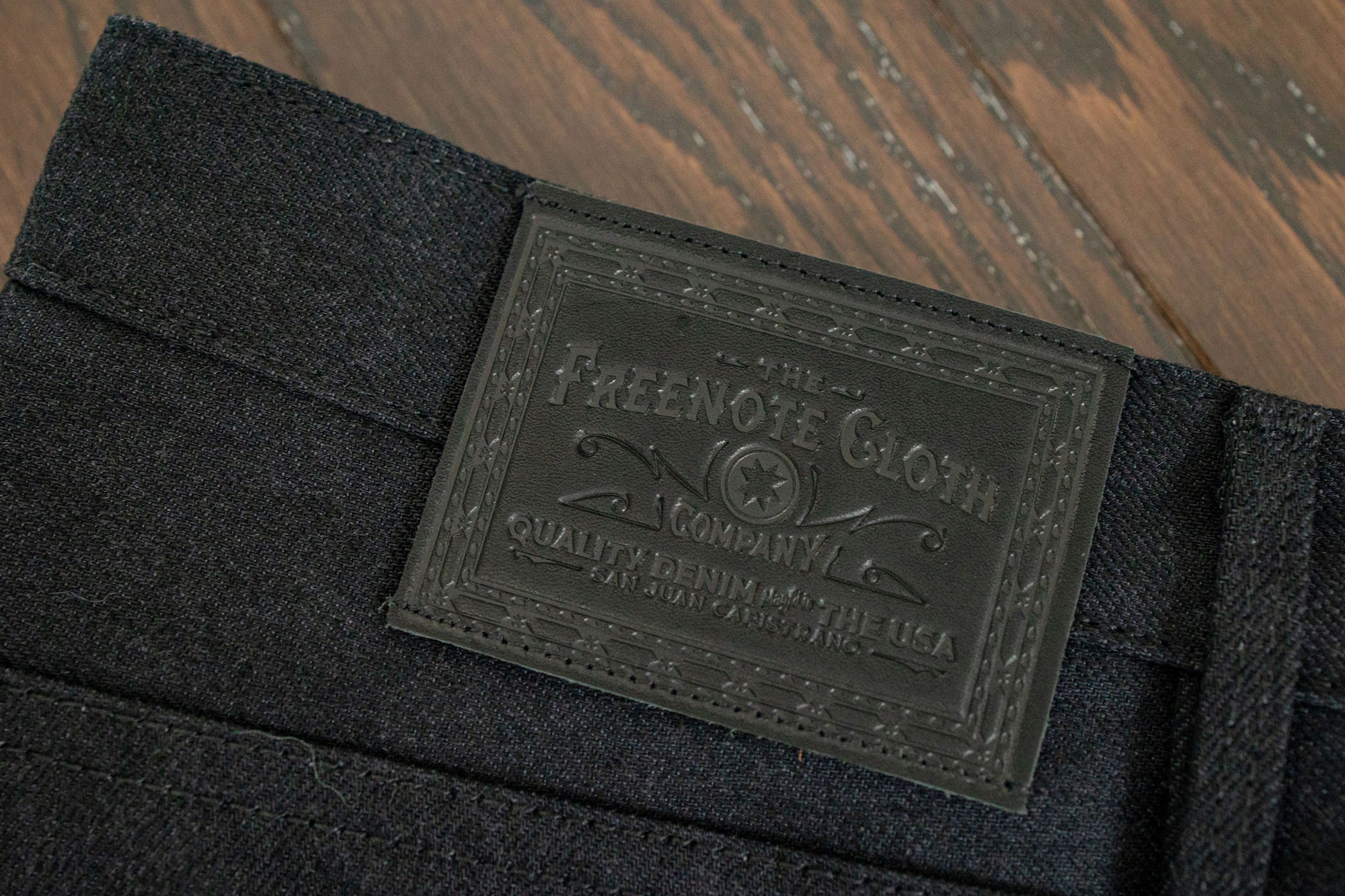 Freenote Cloth Portola Taper - 14.25oz Black Grey Denim