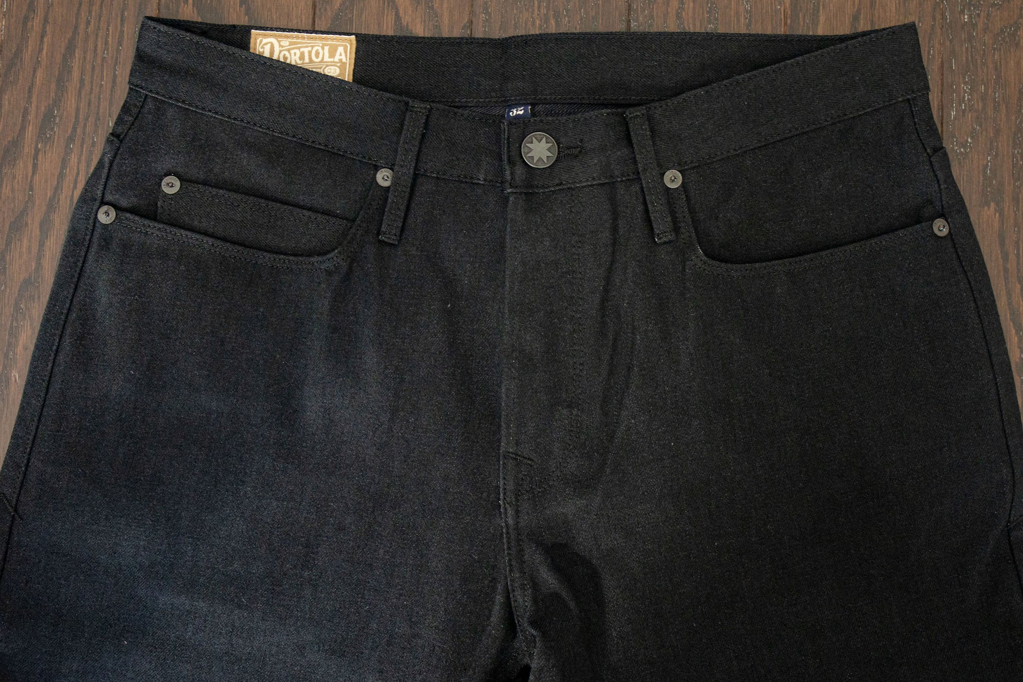 Freenote Cloth Portola Taper - 14.25oz Black Grey Denim