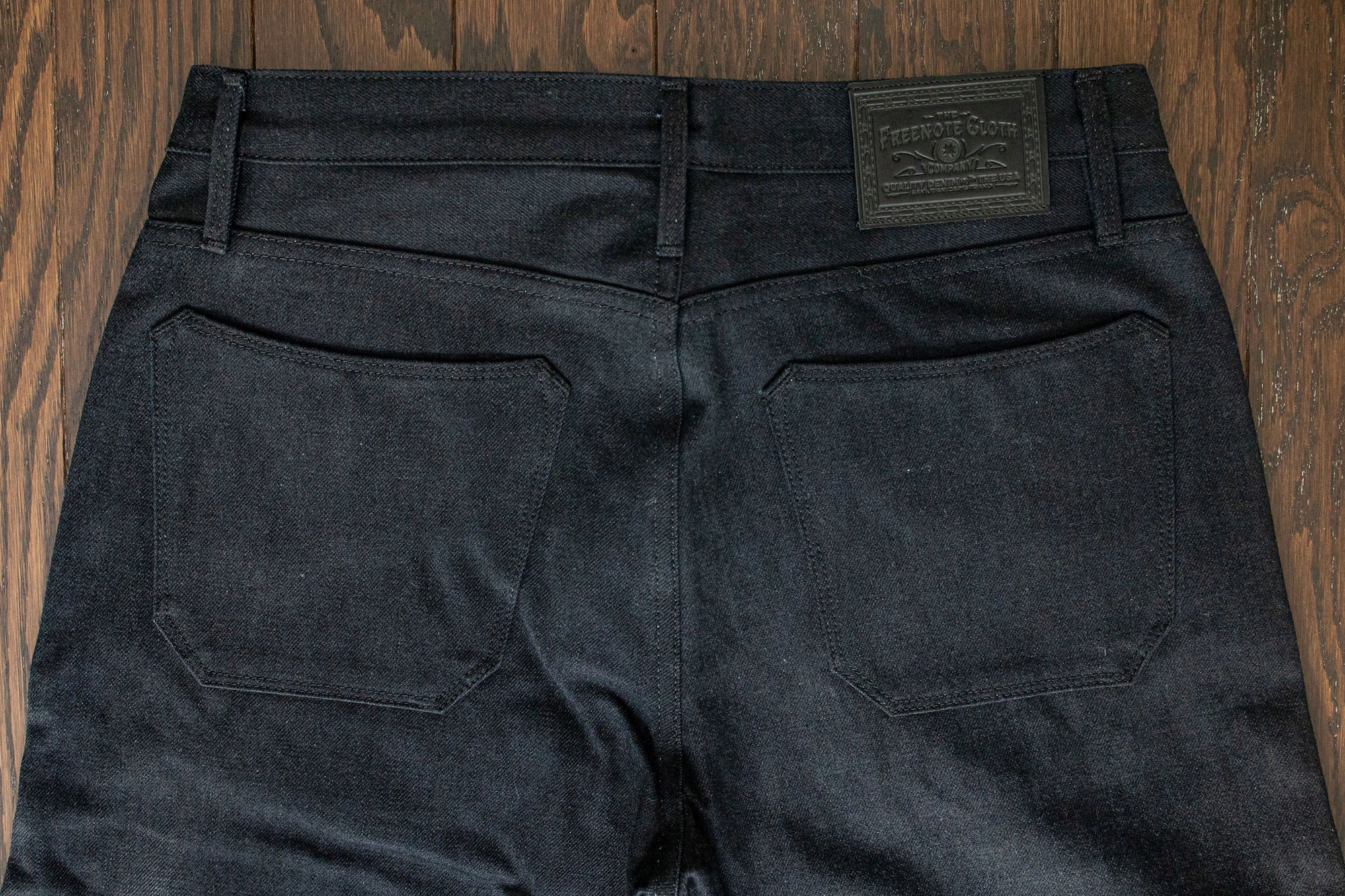 Freenote Cloth Portola Taper - 14.25oz Black Grey Denim