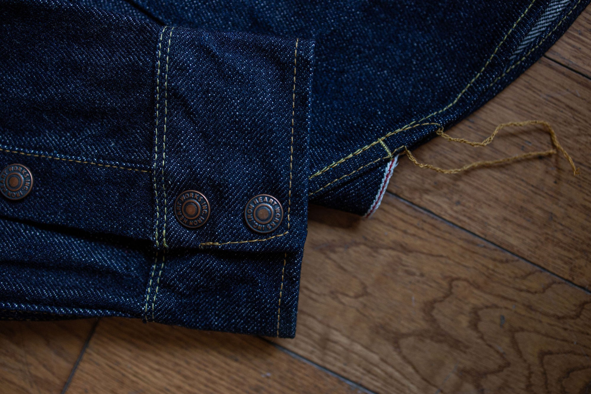 Iron Heart IHSH-177 18oz Selvedge Denim CPO - Indigo