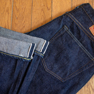 Samurai S510XX21ozII 21oz Cho-Kiwami Selvedge Regular Straight - back view flat lay folded 