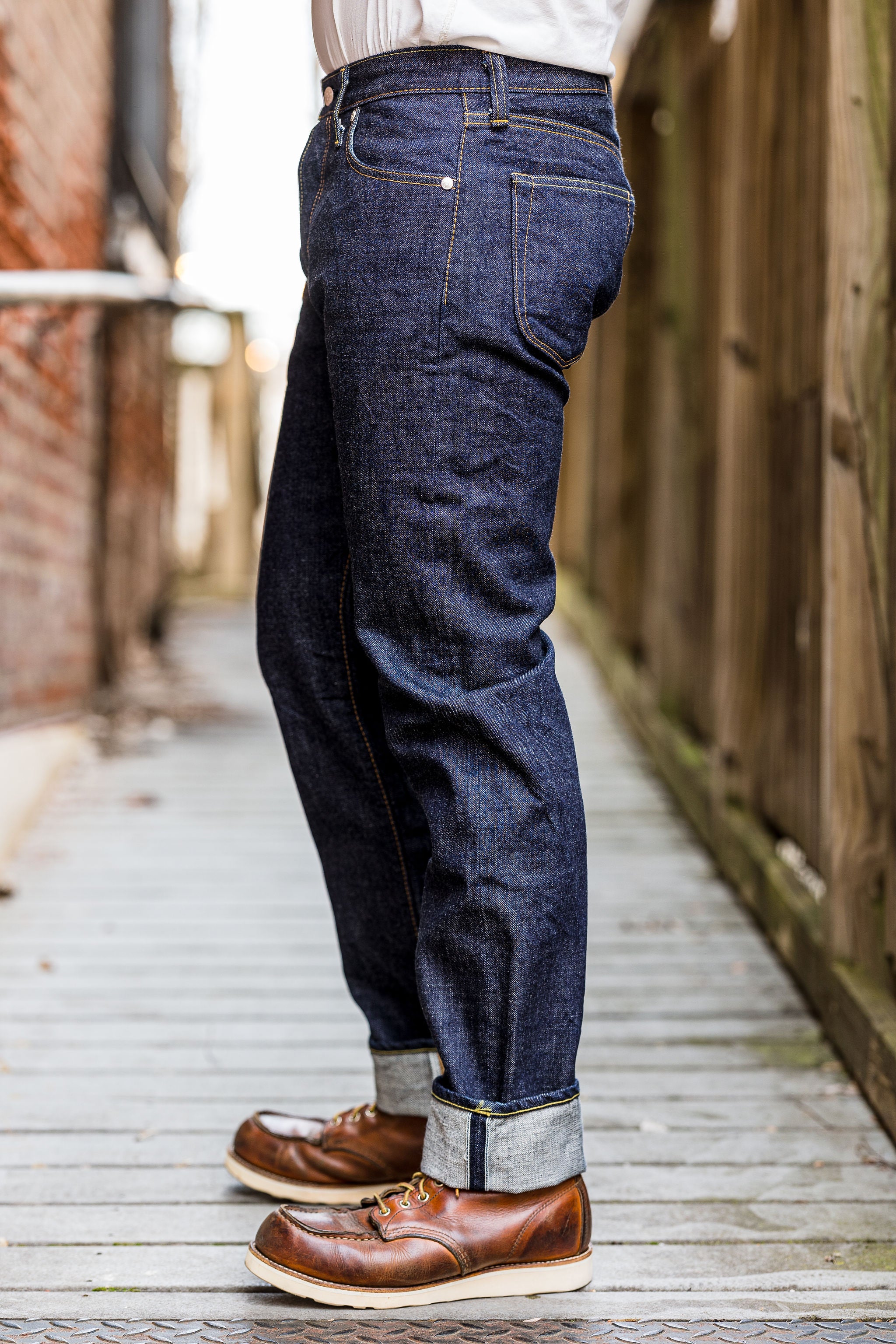 Samurai S004JP 15oz Yamato Series Slim Tapered - model side