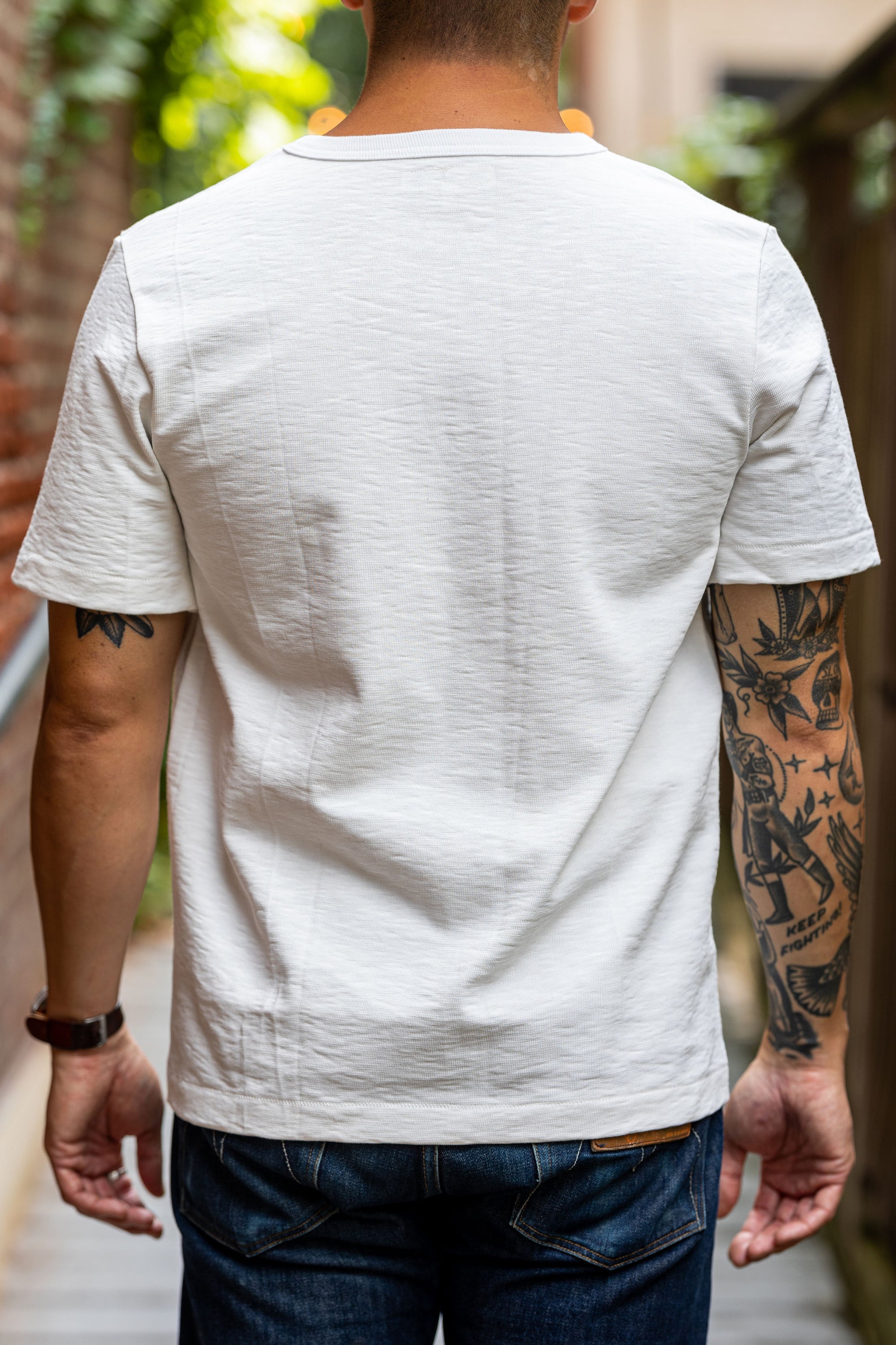 Merz b. Schwanen 2S14 Men's Crew Neck T-Shirt - White