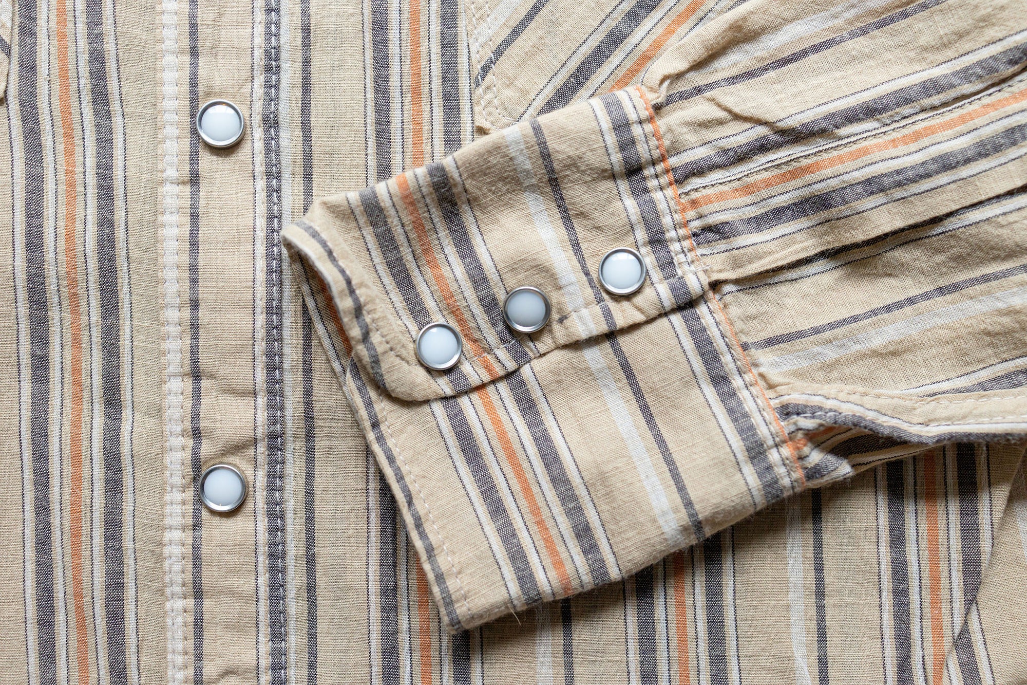 Freenote Cloth Calico - Tan Stripe