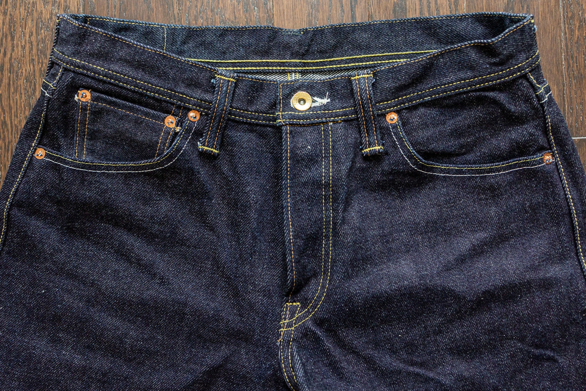 Samurai S5000VX25oz-TM 25oz Limited "Saigoku Musou" Model Straight Fit - flat lay front detail