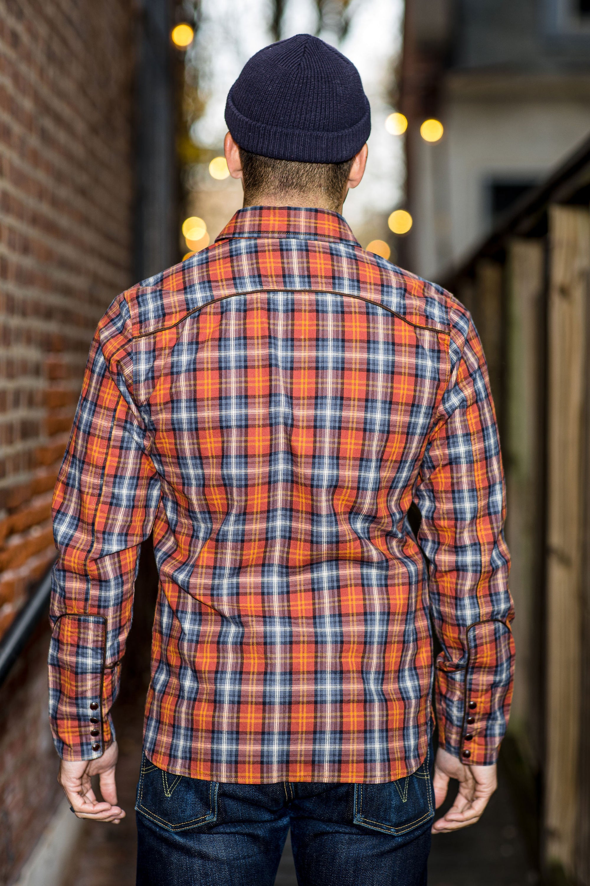 Freenote Cloth Rambler - Rust Plaid