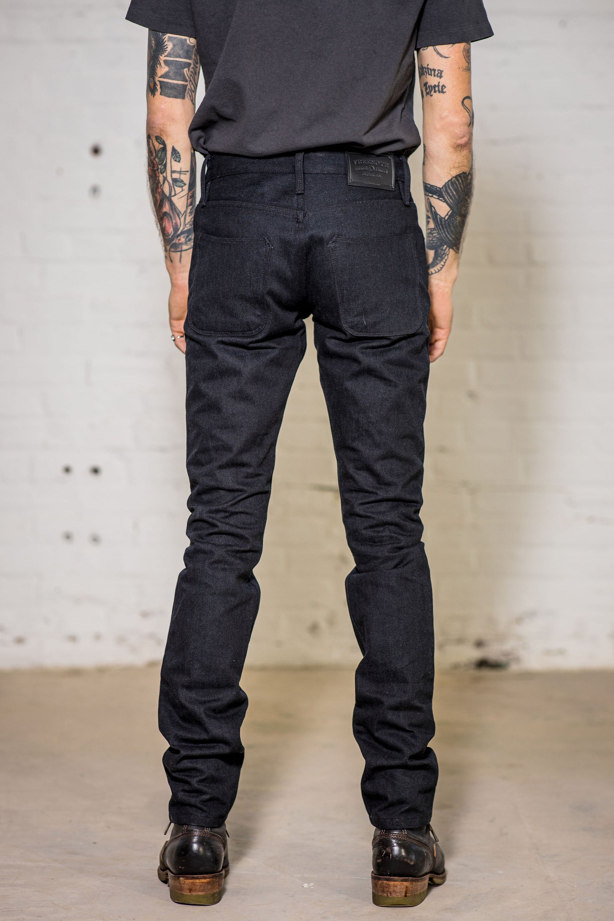 Freenote Cloth Avila - Black Grey Denim